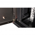 Шкаф 19" телекоммуникационный настенный, 4U 280x600х450 мм, дверь металл, черный